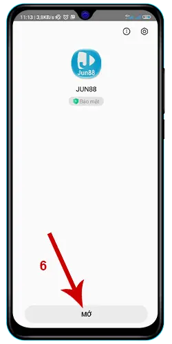 Bước 6 tảI Jun88 về điện thoại Android